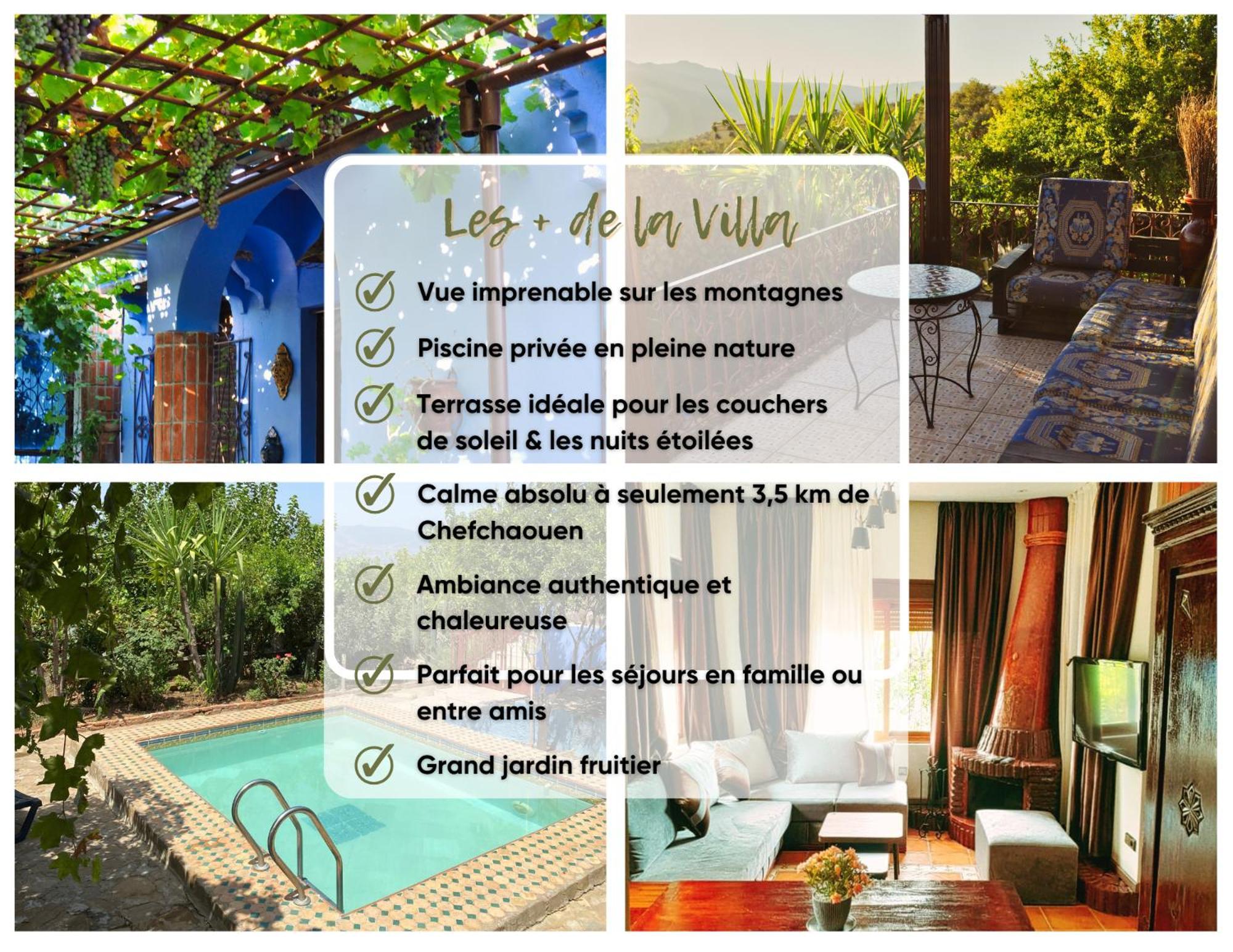 Villa Authentique Avec Vue Panoramique A 3 Km De Chefchaouen Extérieur photo